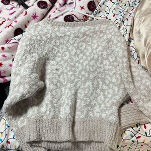 Jessica Simpson Textured Cream Sweater